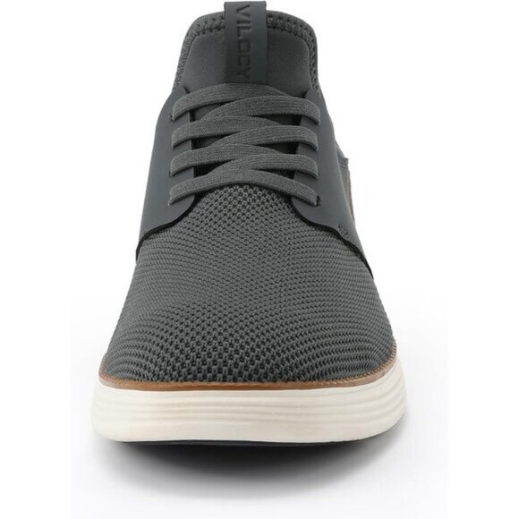 ⚡VILOCY Men's Army Green Fashion Dress Oxfords Business Mesh Breathable Sneakers - Picture 8 of 9